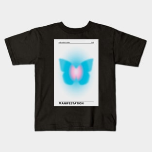 Manifestation Butterfly Aura Kids T-Shirt